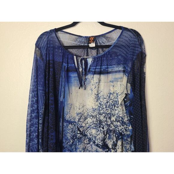 SUPER RARE JEAN PAUL GAULTIER MESH HIGH LOW TOP / TUNIC / COVER UP Size S - Picture 8 of 16